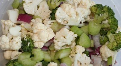 Salade de brocoli et chou fleur